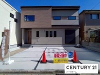 並列駐車3台可！JR草津駅徒歩25分！MELDIAのデザイナーズ住宅！吹抜けのある開放的なリビング！学校、スーパー、金融機関など徒歩圏内に揃っており生活至便！