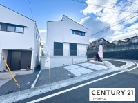新規大型分譲地内！角地！駐車3台可！リビング吹抜け！関電SOSホームセキュリティ！オール電化！

