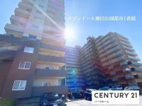 13階建ての8階部分！カウンターキッチン！キッチン勝手口あり！全居室収納！南向き！