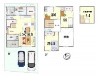 滋賀県草津市を中心とした不動産売買のセンチュリー21 パークホーム｜スタッフのオススメ物件や、オープンハウス・現地説明会など最新情報をお届け 駐車2台可！長期優良住宅！耐震等級3取得！ZEH・住宅性能評価書！
オール電化！太陽光発電6.09KW・蓄電池7.4KW搭載！制震ダンパー付