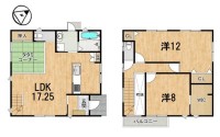 滋賀県草津市を中心とした不動産売買のセンチュリー21 パークホーム｜スタッフのオススメ物件や、オープンハウス・現地説明会など最新情報をお届け 駐車2台可！太陽光発電4KW搭載のオール電化！上部吹抜で開放感のあるＬＤＫ！
将来間仕切り可能のフレキシブルな間取り設計