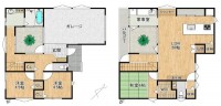 滋賀県草津市を中心とした不動産売買のセンチュリー21 パークホーム｜スタッフのオススメ物件や、オープンハウス・現地説明会など最新情報をお届け 駐車2台可！広々ビルトインガレージ！開放的な中庭！オール電化！20帖のＬＤＫ！