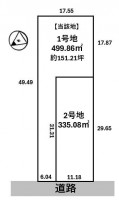 滋賀県草津市を中心とした不動産売買のセンチュリー21 パークホーム｜スタッフのオススメ物件や、オープンハウス・現地説明会など最新情報をお届け 建築条件無！151.21坪！平坦地！車の離合ができる専用通路！お好きな建築会社で建築できます！