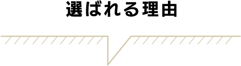 選ばれる理由