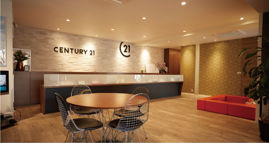 センチュリー21の店内の写真
